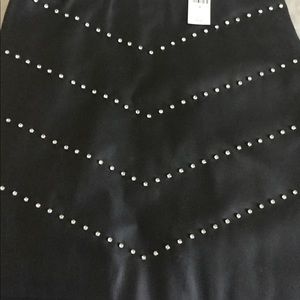 Rhinestone mini skirt